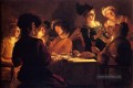 Supper mit dem Barden und seine Laute Nacht Candle Light Gerard van Honthorst